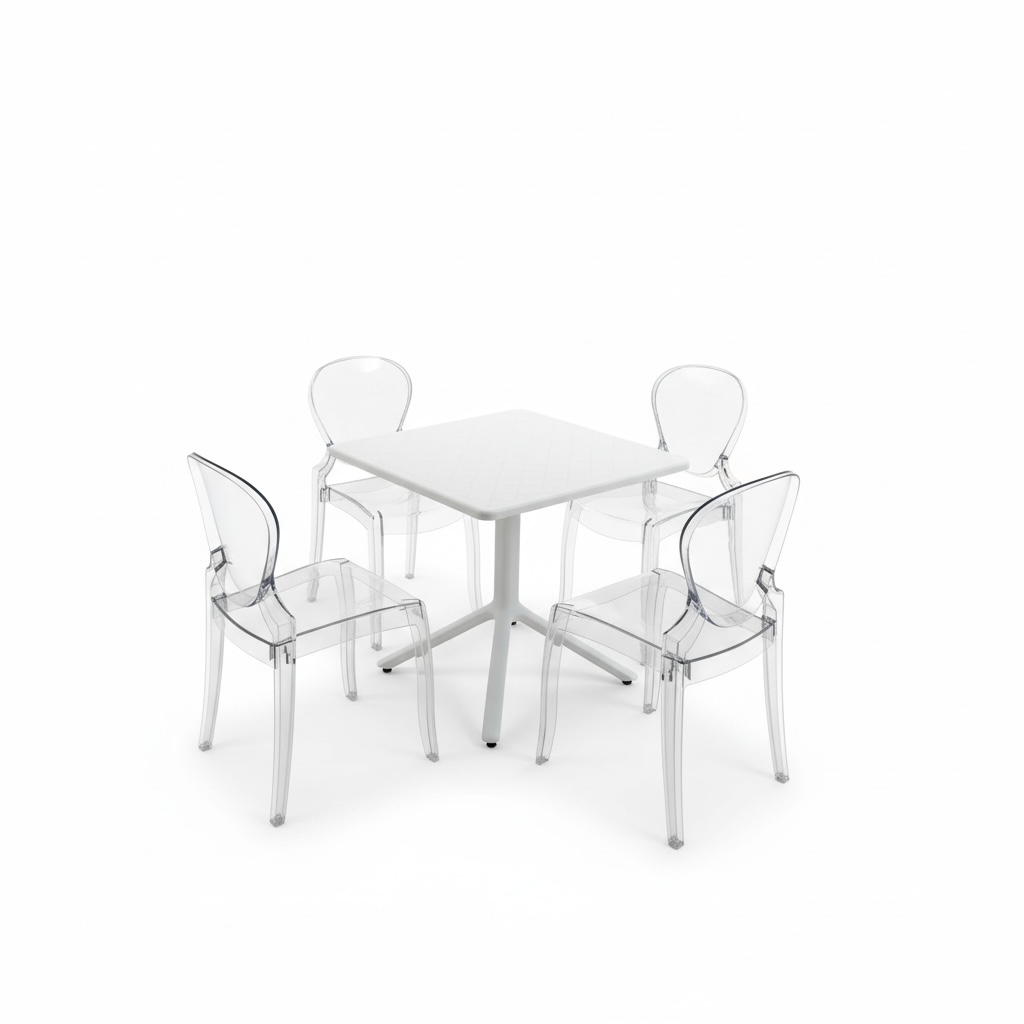 1 Piani tisch + 4 königin stühle